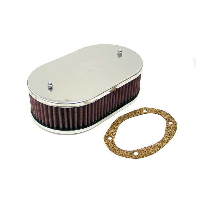 K&N conjunto de competición personalizado grande ovalado, compatible con Solex/Mikuni Solex 35/38 EEIT, altura del conjunto 65mm (56-9060)