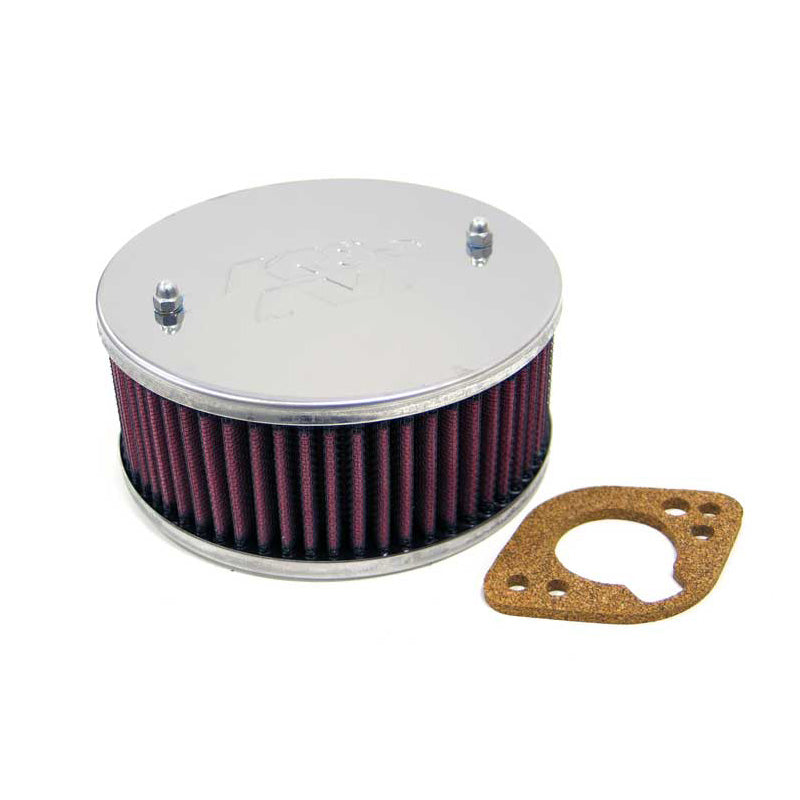 K&N Custom Racing Assembly Round, adatto per Stromberg 150 CD, foro centrale, altezza assemblaggio 65mm (56-9154)
