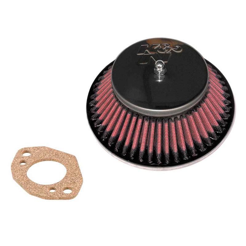 K&N Custom Racing Assembly Round Taper, pasuje pro SU/SU Hitachi 1.5'' HS4/HIF4/HIF38, odsazený otvor, montážní výška 52mm (56-9320)