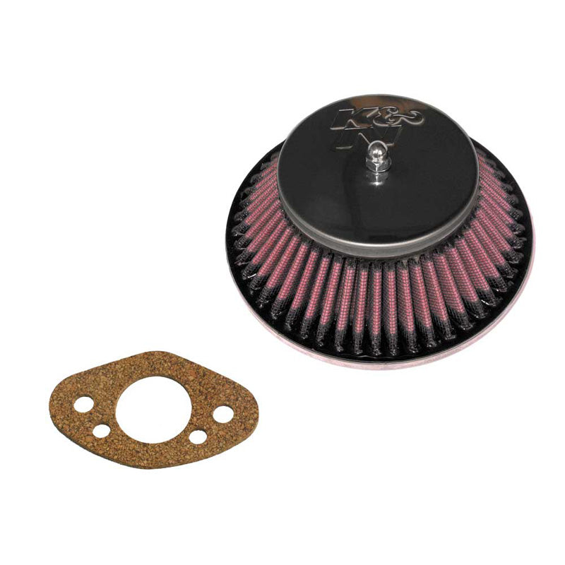 K&N conjunto de competición personalizado redondo cónico, compatible con SU 1.25'', altura del conjunto 52mm (56-9335)