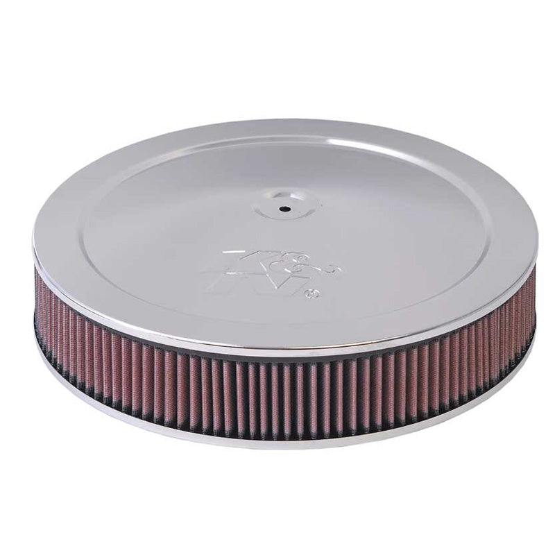 K&N Assieme filtro aria rotondo - flangia da 130mm, diametro 356mm, altezza 64mm (60-1400)