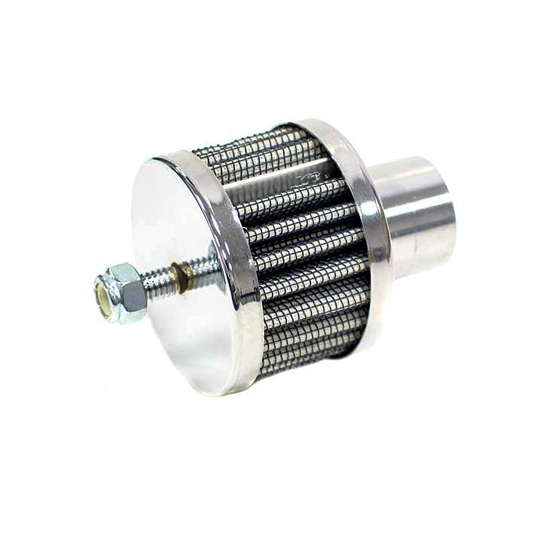 K&N Crankcase Vent Filter - base de acero - brida de 25mm - Con perno de montaje (62-1130)