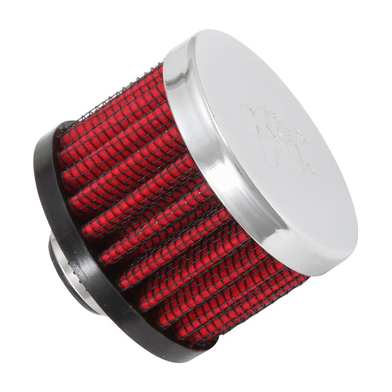 K&N Crankcase Vent Filter - base de goma - brida de 10mm (62-1320)