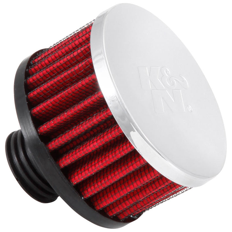 K&N Filtro de ventilación del cárter - Base de goma - brida de 13mm (62-1495)