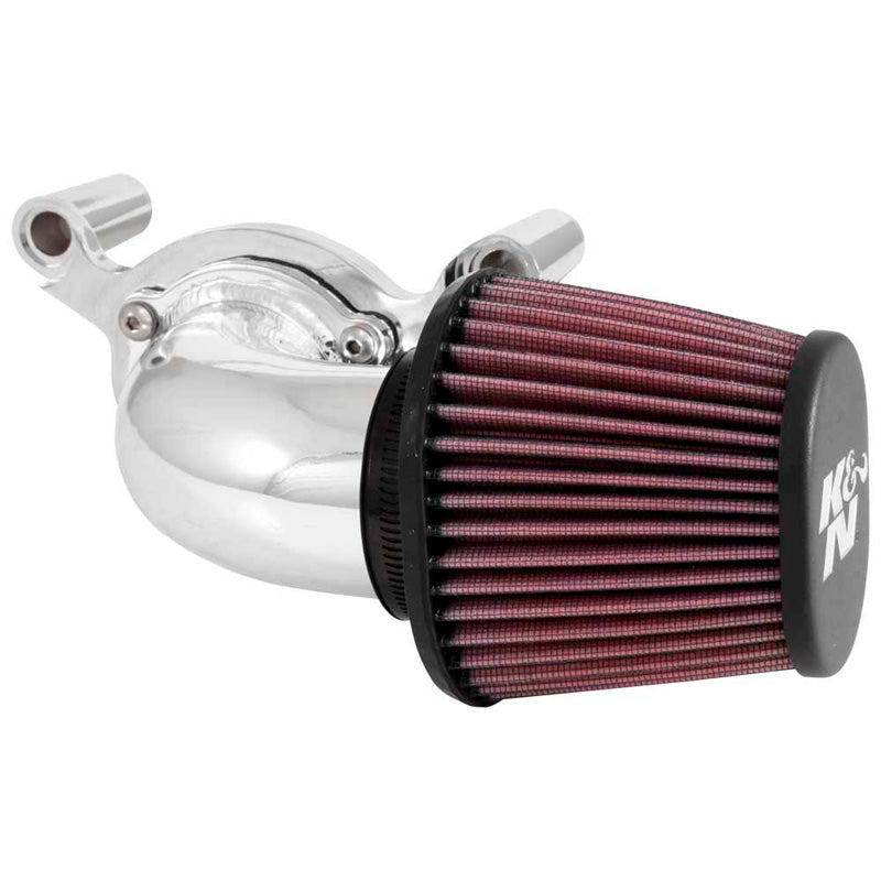 K&N Aircharger Kit, Fits Harley Davidson Touring incl fairing lowers 2008-2015 - Polished (63-1131P)