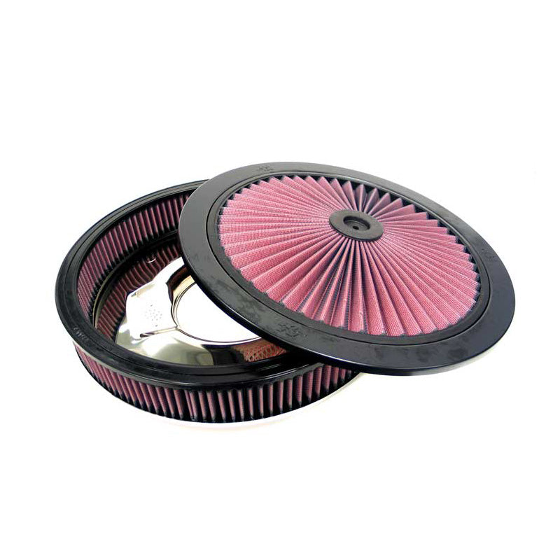 K&N X-Stream Top Assembly - bride de 130 mm, diamètre intérieur de 305 mm, hauteur de 98 mm (66-3000)