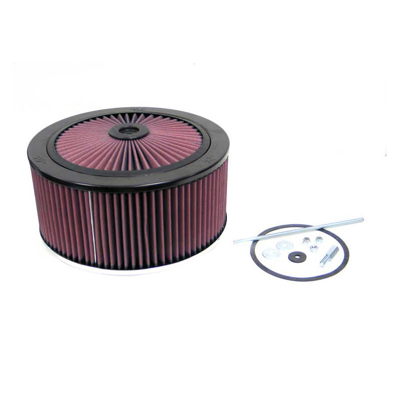 K&N X-Stream Top Assembly - bride de 130mm, diamètre intérieur de 235mm, hauteur de 159mm (66-3130)