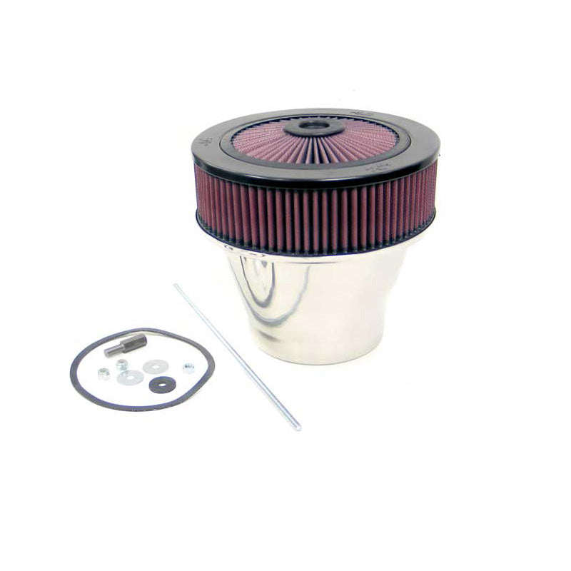K&N, X-Stream Top Assembly, 130mm flange, 203mm inner diameter, 210mm height - Velocity Stack (66-3160)