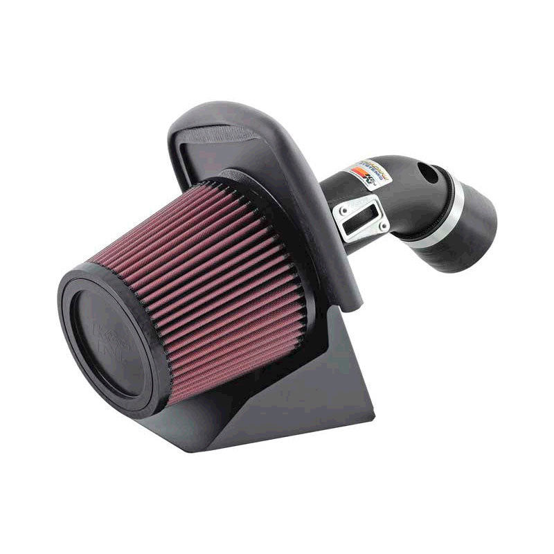 K&N Typhoon Kit, Fits Ford Focus L4-2.0L 2007-2009 - Textured Black (69-3513TTK)