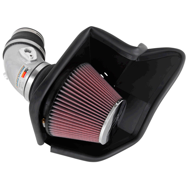 K&N Typhoon Kit, pasuje do Hyundai Genesis Coupe 3.8L V6 2013-2015 - Srebrny (69-5310TS)