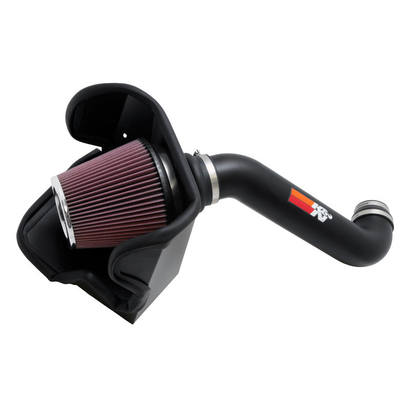 K&N, admisión de aire de alto rendimiento, negro texturizado, compatible con Jeep Liberty & Dodge Nitro 3.7L V6 (2010-2012)