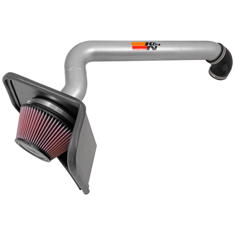 K&N High Performance Air Intake Kit, compatibile con Jeep Renegade/Compass 2.4L L4 2015- - Silver (77-1565KS)