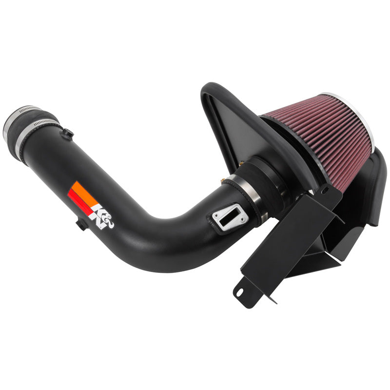 K&N High Performance Air Intake Kit, para Ford Flex/Taurus 3.5L V6 excl. Turbo 2013-2019 - Negro (77-2576KTK)