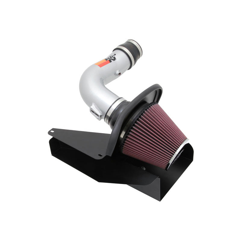 K&N High Performance Air Intake Kit, pasuje do Ford Edge 3.5/3.7L V6 2011-2014 - srebrny (77-2583KS)