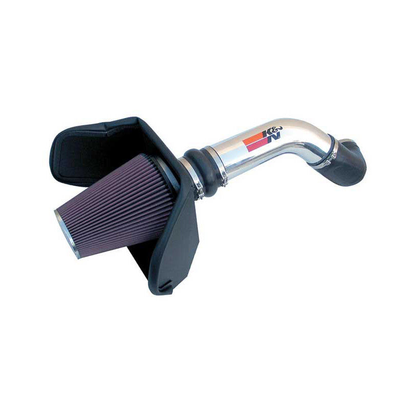 K&N vysoce výkonná sada sacího potrubí pasuje na Chevrolet Tahoe/Silverado/Suburban/Avalanche/Sonora & GMC Sierra/Yukon & Cadillac Escalade 4.8/5.3/6.0L V8 1999-2007 (77-3023KP)