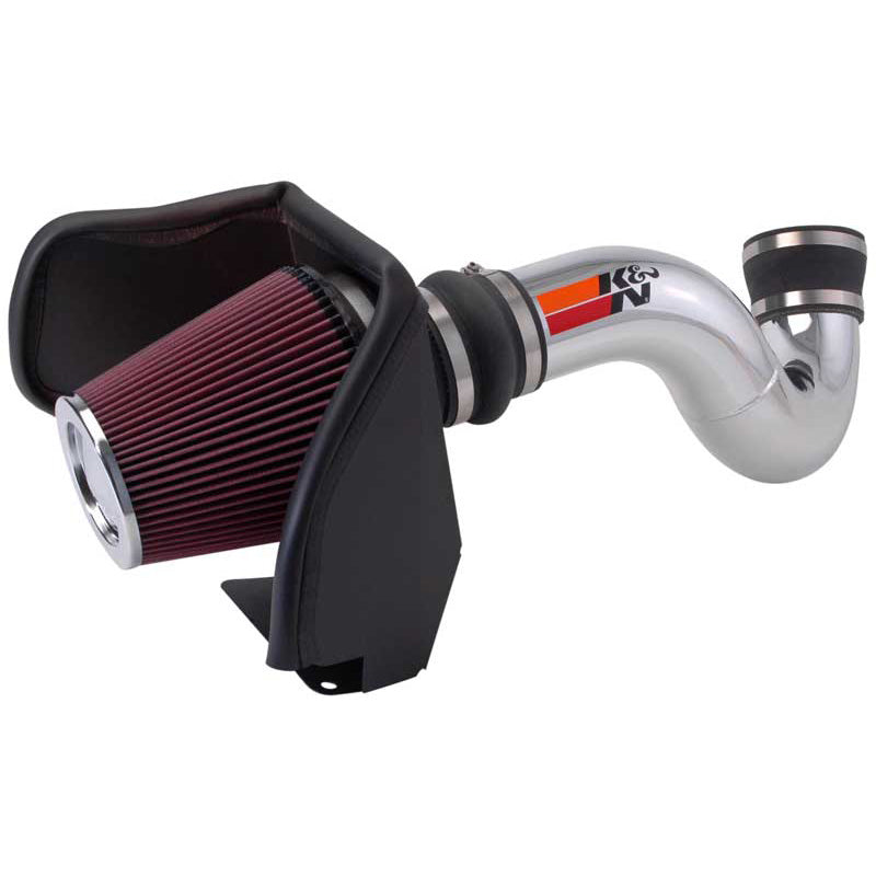 K&N vysoce výkonná sada sacího potrubí pasuje na Chevrolet Tahoe/Silverado/Suburban/Avalanche/Sonora & GMC Sierra/Yukon & Cadillac Escalade 4.8/5.3/6.0L V8 2005-2007 (77-3050KP)