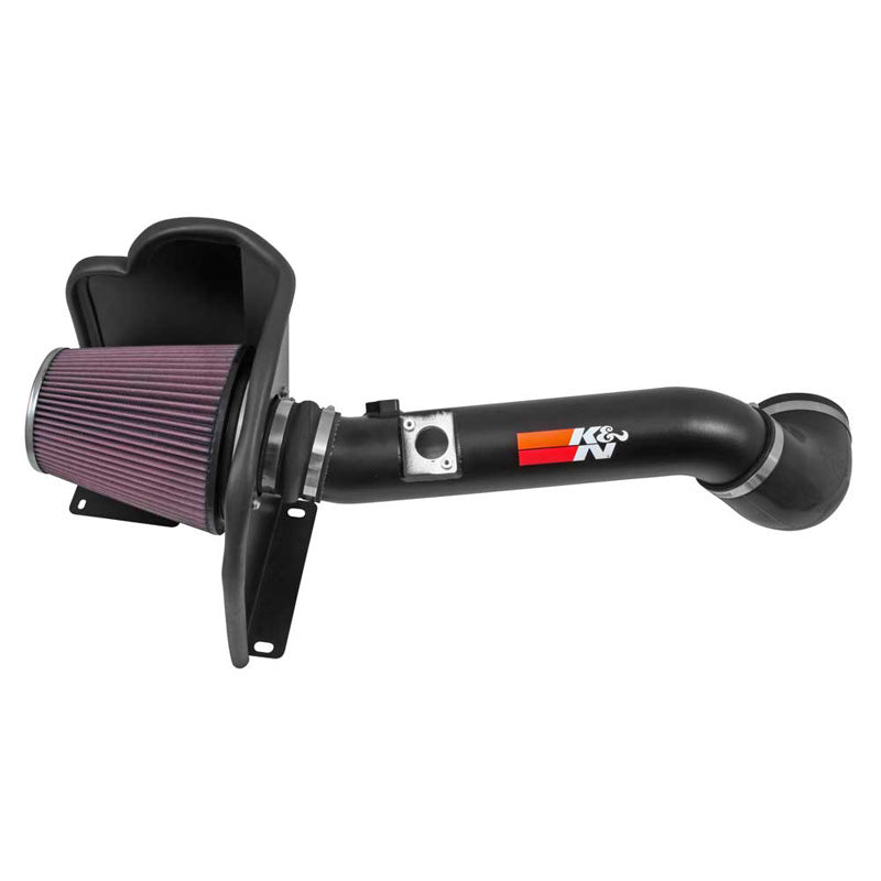 K&N High Performance luchtinlaatkit, passend voor Chevrolet Silverado/GMC Sierra 2500 HD/3500 HD 6.0L V8 2014-2015 - gestructureerd zwart (77-3086KTK)