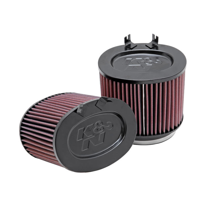 K&N Filtro de panel, Fits Porsche Carrera 911 3.6/3.8L, 2009-2012 (2 piezas) (E-1999)