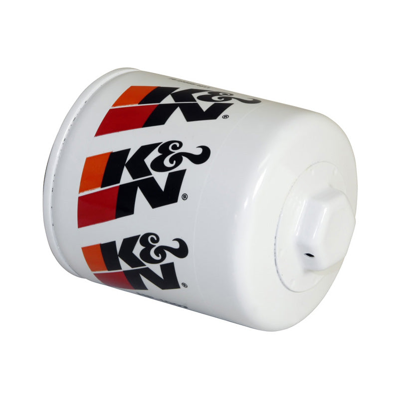 K&N filtr oleju - nakręcany 76x95mm, pasuje do Chevrolet, GMC, Cadillac, Isuzu, Pontiac, Toyota, Jeep (HP-1007)