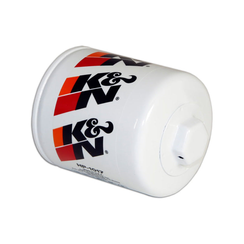 K&N Oil Filter - Spin-On 76x95mm, passer til Chrysler, Dodge, Jeep, Alfa Romeo, Buick, Chevrolet, GMC, Freightliner, Fiat, Isuzu, Holden (HP-1017)