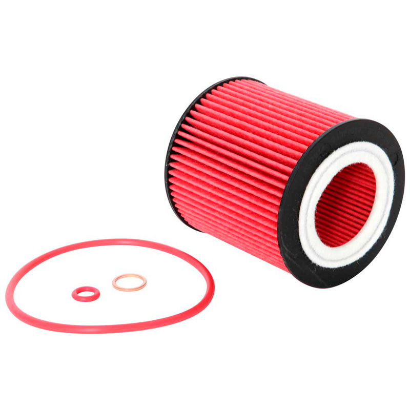 K&N Filtro de aceite - Serie de alto rendimiento, compatible con BMW (HP-7014)