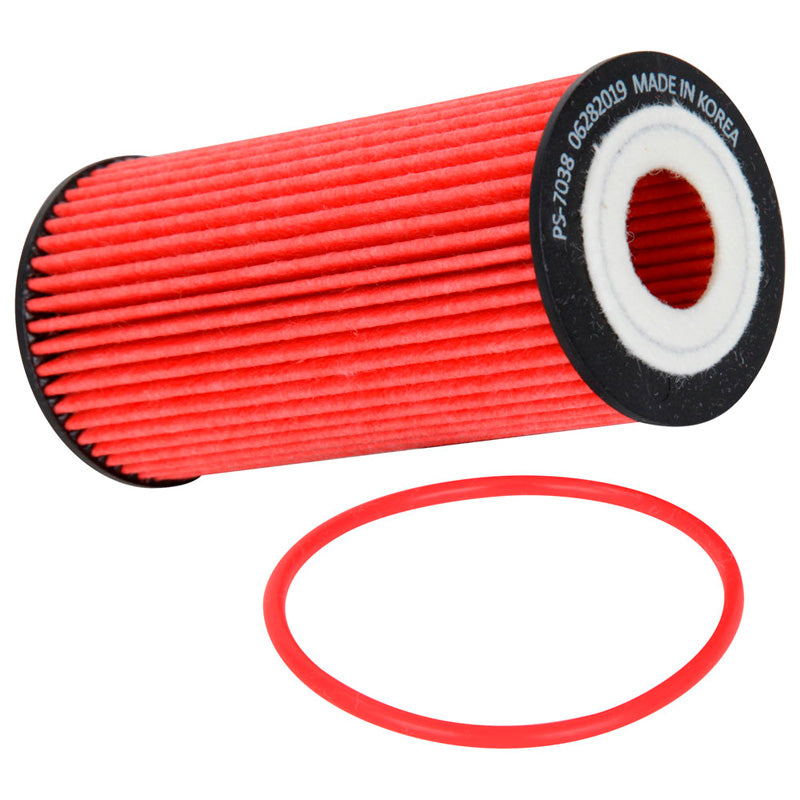 K&N Oil Filter - High Performance-Series, compatible con Audi, Volkswagen, Porsche (HP-7038)