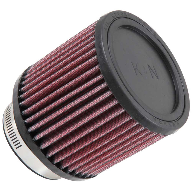 K&N Filtre à air rond universel bride 76mm, angle de 5 degrés, diamètre extérieur 110mm, hauteur 102mm (RB-0900)