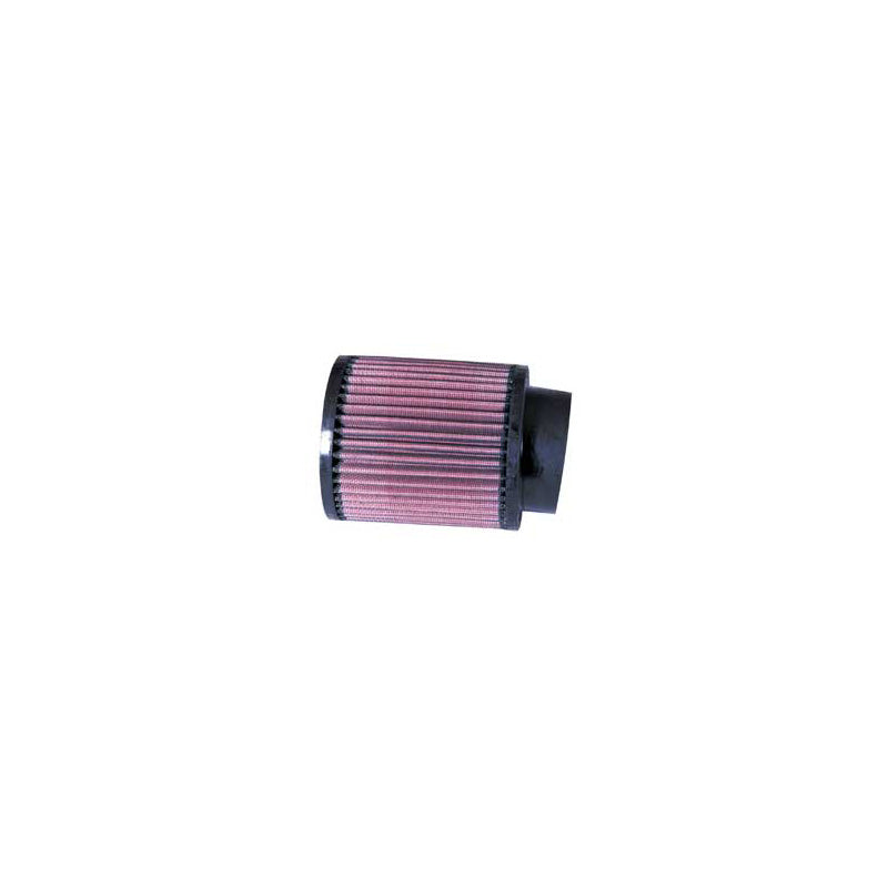 K&N Filtre à air rond universel bride 76mm, angle de 5 degrés, diamètre extérieur 110mm, hauteur 127mm (RB-0910)