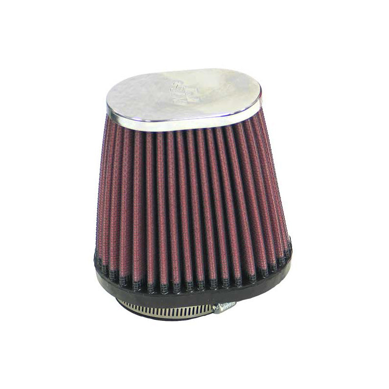K&N Filtro aria ovale/conico universale, flangia sfalsata da 54mm, base 102mm x 76mm, parte superiore 76mm x 51mm, altezza 102mm (RC-2890)