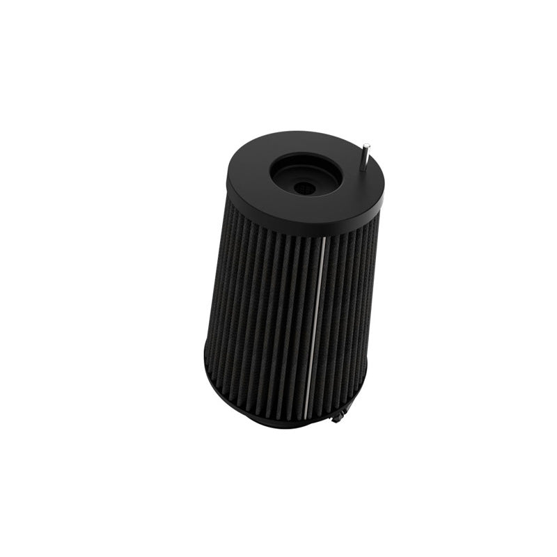 Filtre à air conique universel K&N Dryflow noir 102mm bride, 168mm base, 133mm sommet, 241mm hauteur (RC-3114HBK)