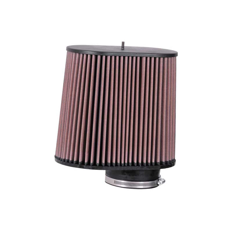 Filtre à air ovale/conique universel K&N avec 102mm bride décalée, 241mm x 171mm base, 229mm x 140mm sommet, 227mm hauteur (RC-5102)