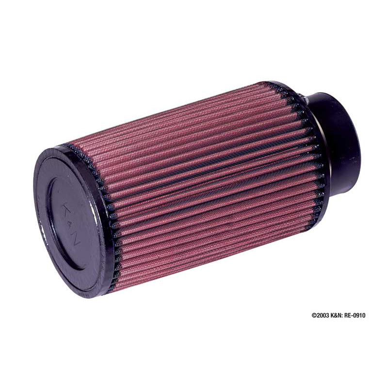 K&N univerzální kuželový vzduchový filtr příruba 76mm, základna 127mm, horní část 117mm, výška 203mm (RE-0910)