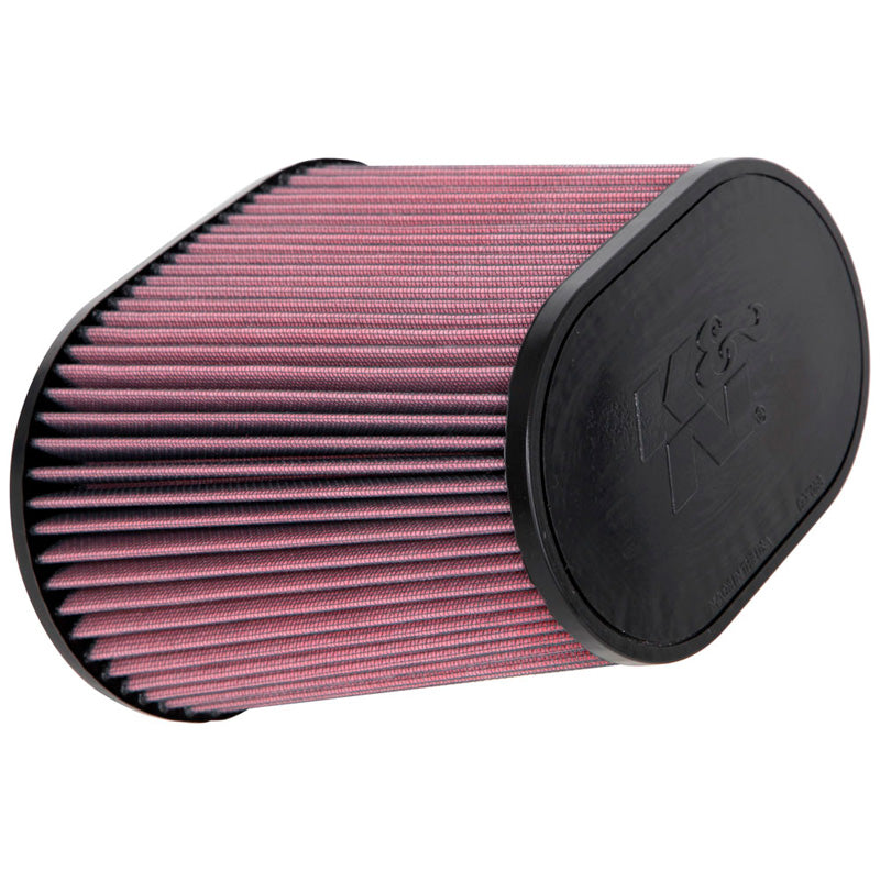 Filtre à air universel K&N ovale/conique, bride de 102 mm, base 229 mm x 146 mm, sommet 178 mm x 114 mm, hauteur 190 mm (RF-1040)