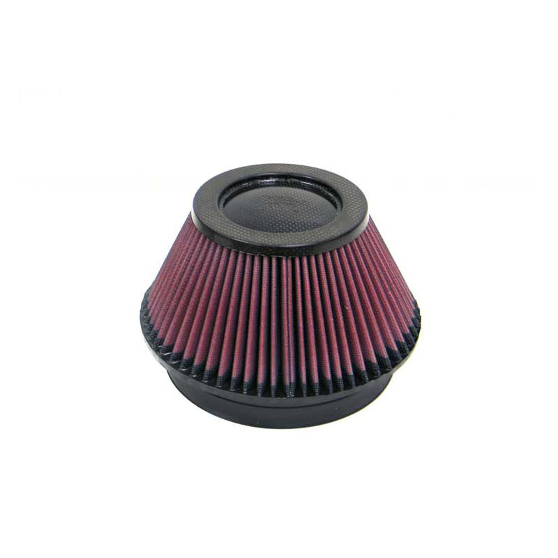 Filtro aria universale K&N - sommità in fibra di carbonio - attacco da 152mm, base 191mm, sommità 114mm, altezza 102mm (RP-4600)