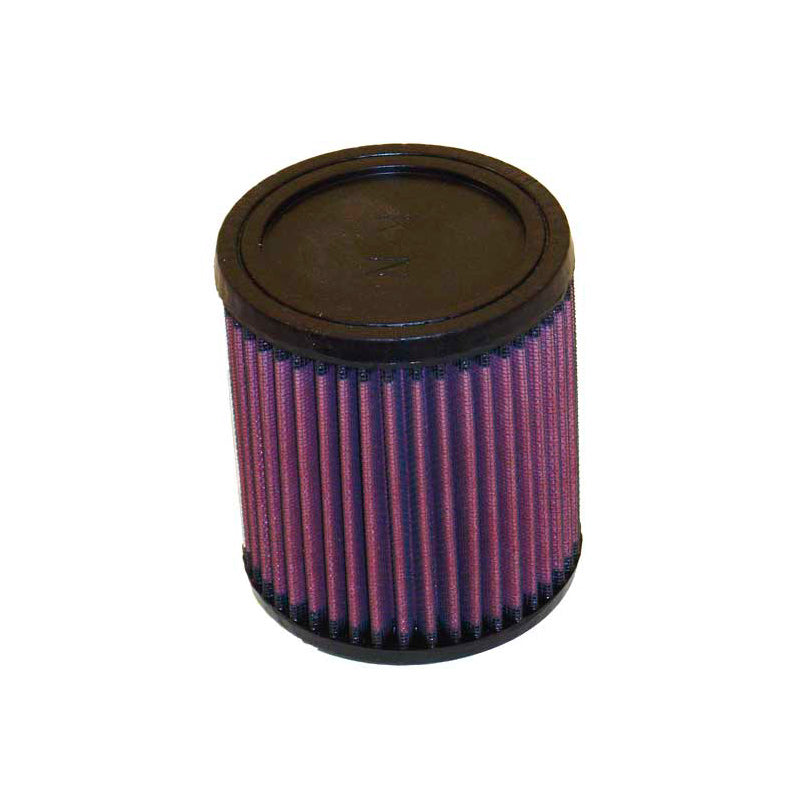 K&N Filtro aria tondo universale flangia da 62mm, diametro esterno 114mm, altezza 127mm (RU-0840)