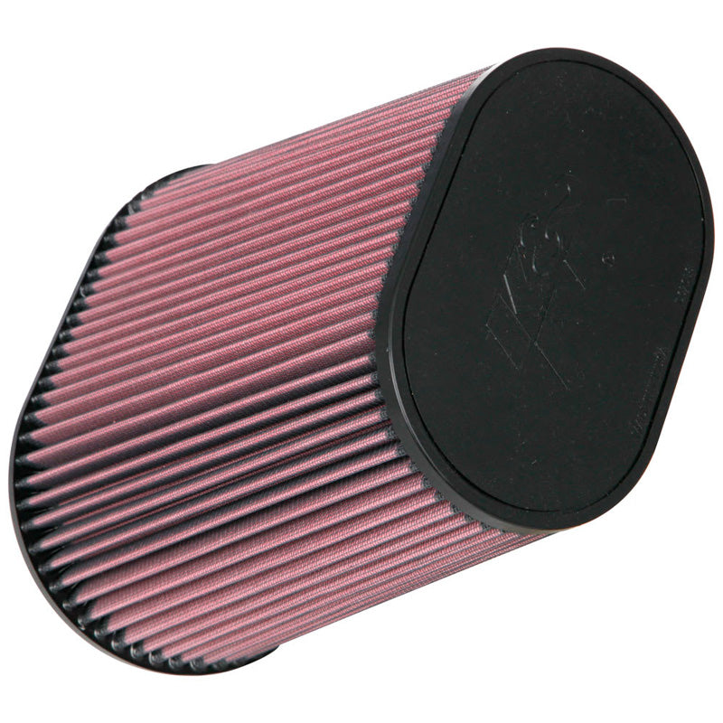 K&N Filtro aria universale ovale/conico flangia da 114mm, base 235mm x 159mm, parte superiore 178mm x 114mm, altezza 254mm (RU-1024)