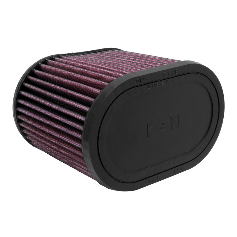 Filtro aria universale ovale K&N 70mm flangia, 159mm x 102mm, 127mm altezza (RU-1500)