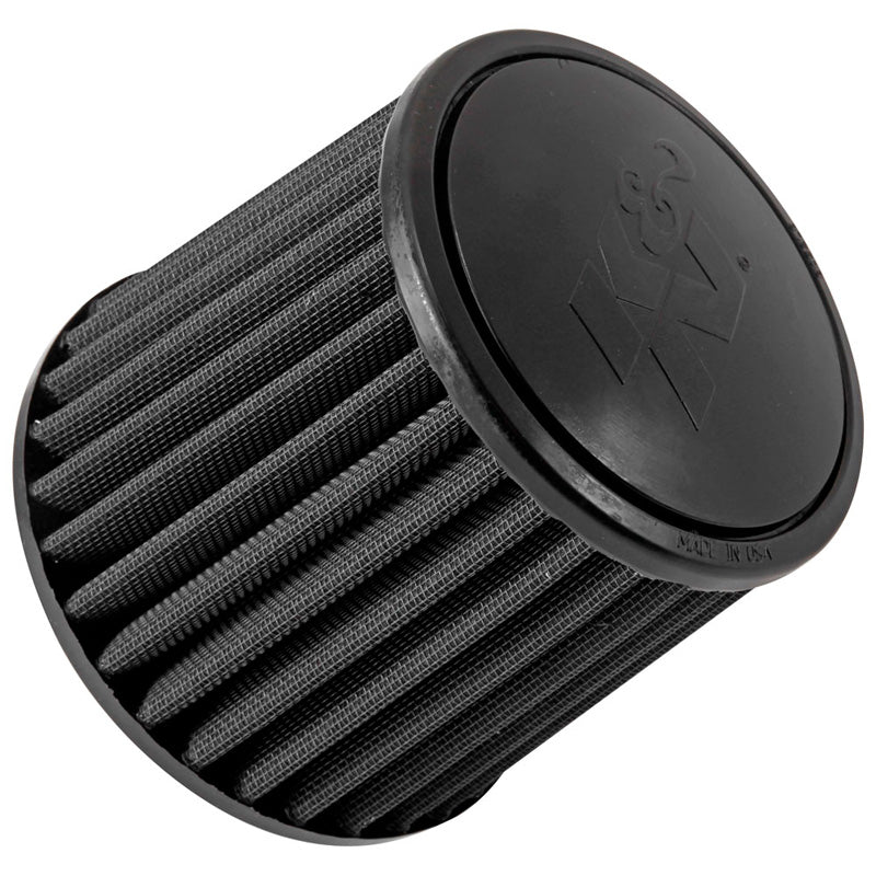 K&N černý univerzální kuželový vzduchový filtr Dryflow 70mm příruba, 152mm základna, 133mm horní část, 133mm výška (RU-3103HBK)