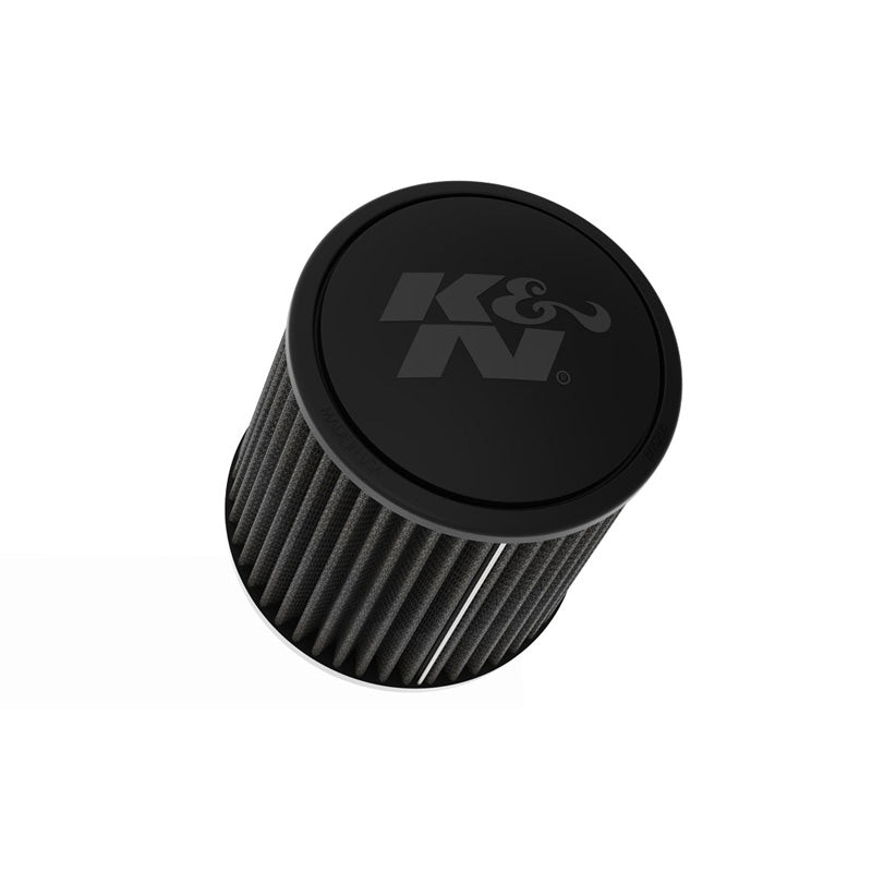 Filtro aria universale conico Dryflow nero K&N 76mm flangia, 152mm base, 133mm parte superiore, 152mm altezza (RU-3108HBK)