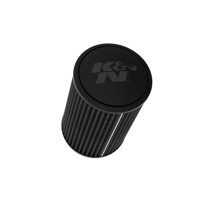 K&N černý univerzální suchý kuželový vzduchový filtr Dryflow 89 mm příruba, 152 mm základna, 133 mm horní průměr, výška 229 mm (RU-3111HBK)