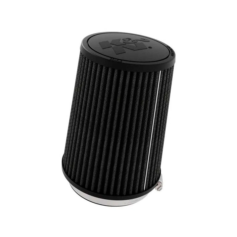 Filtro aria universale conico Dryflow nero K&N 102mm flangia, 137mm base, 114mm parte superiore, 178mm altezza (RU-3116HBK)