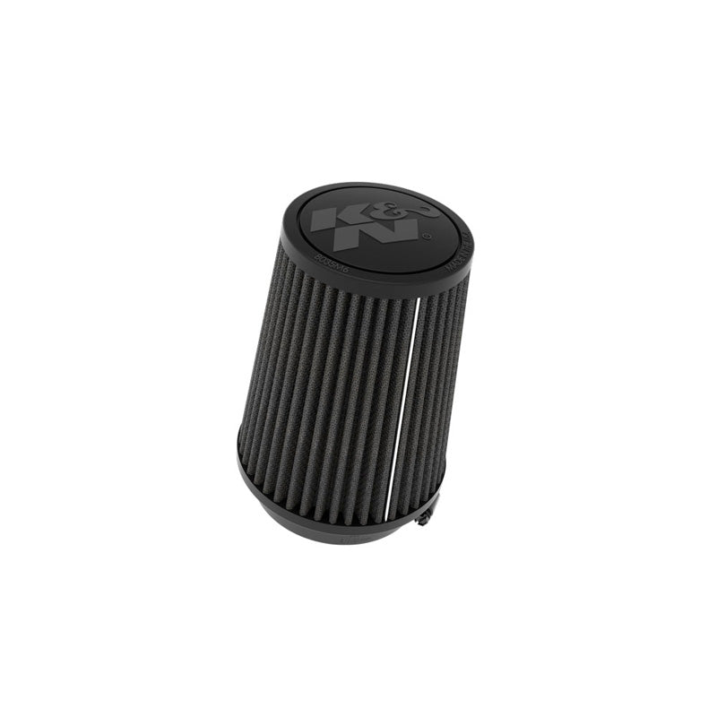 Filtro aria universale conico Dryflow nero K&N 76mm flangia, 114mm base, 89mm parte superiore, 146mm altezza (RU-3121HBK)