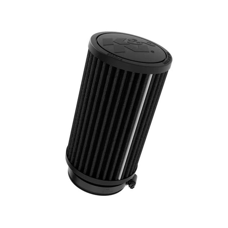 K&N černý univerzální suchý kulatý vzduchový filtr Dryflow, příruba 64mm, vnější průměr 89mm, výška 152mm (RU-3131HBK)