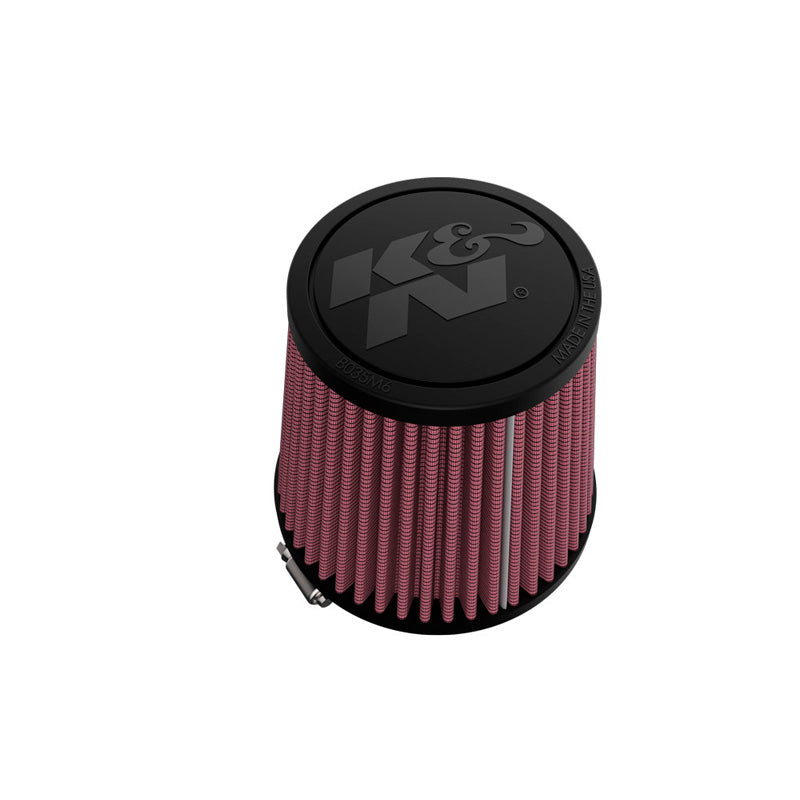 K&N Filtro aria conico universale flangia da 76mm, base da 114mm, superiore da 89mm, altezza da 111mm (RU-9410)