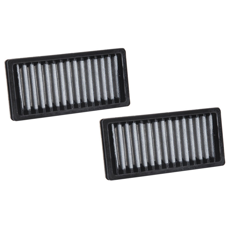 K&N filtr kabinowy (2 sztuki), pasuje do Jeep Wrangler 2.8, 3.6, 3.8 2011-2017 (VF1010)