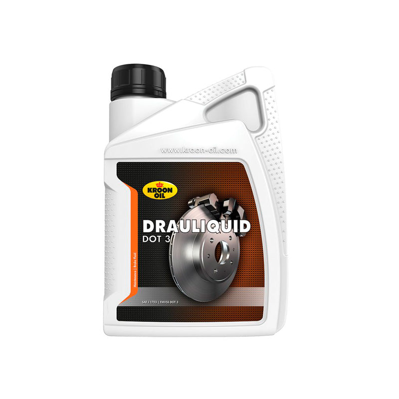 Kroon-Oil, Drauliquid DOT 3 - Syntetyczny płyn hamulcowy - 1L