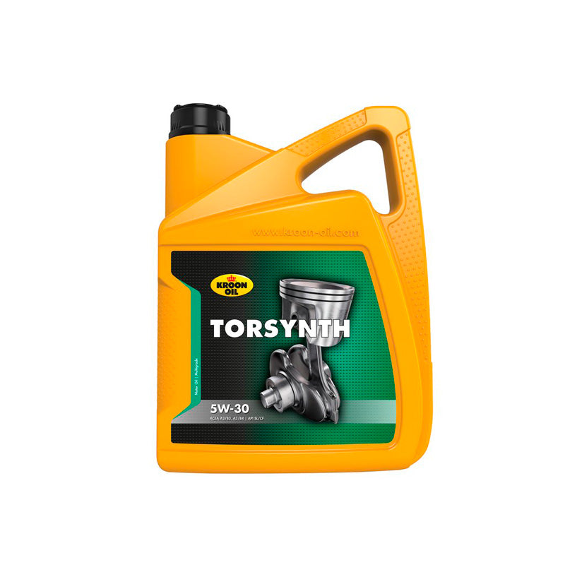 Kroon-Oil, Torsynth 5W-30 Aceite de motor - 5 L - Ahorro de combustible y resistente al desgaste