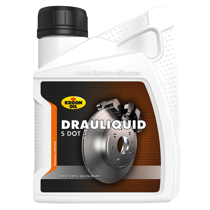 Kroon-Oil, Drauliquid-S DOT 4 - Líquido sintético para frenos - 500ml