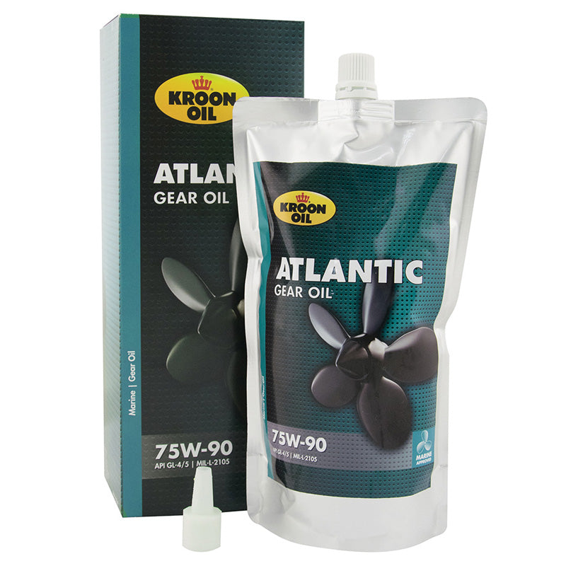 Kroon-Oil, Atlantic Gear Oil 75W-90 - synthetische transmissieolie - 500ml