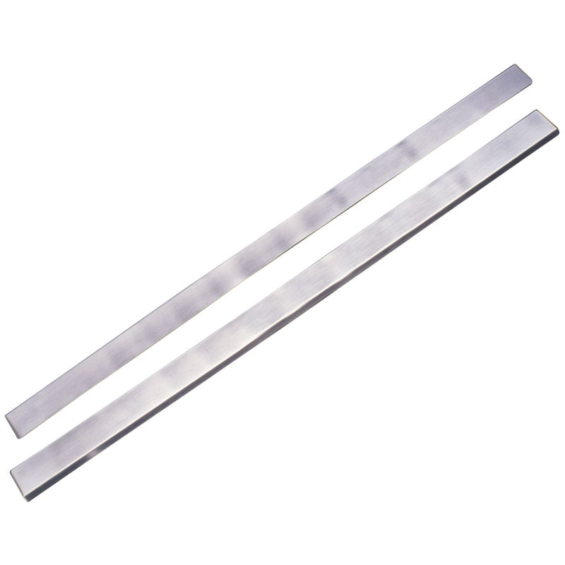 AutoStyle, Battitacco, acciaio inox - Opel Corsa B 5 porte 1993-2000 - spazzolato - confezione da 4